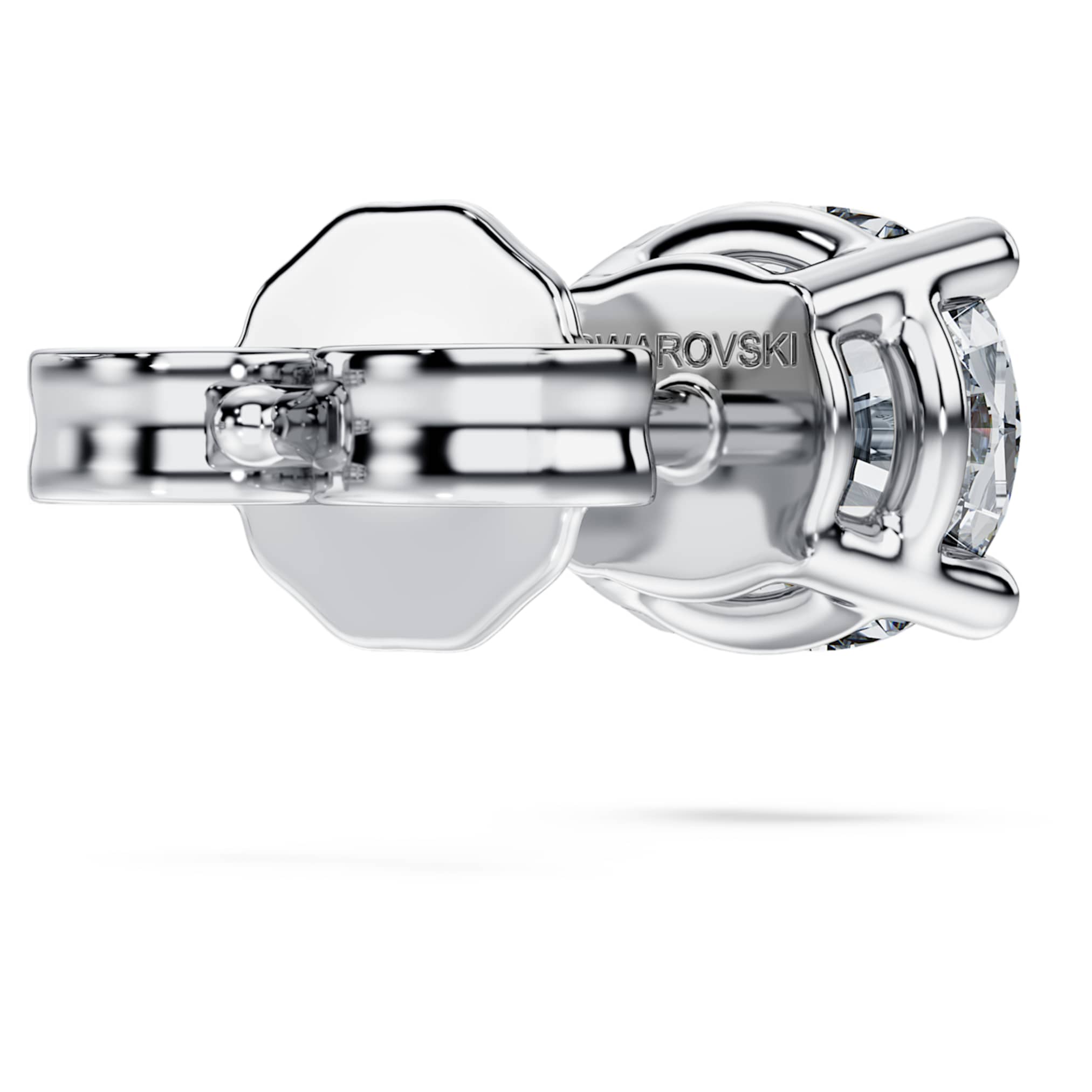 Swarovski Eternity stud earring Lab-grown diamonds 0.5 ct tw, Single, Round shape, 14K white gold
