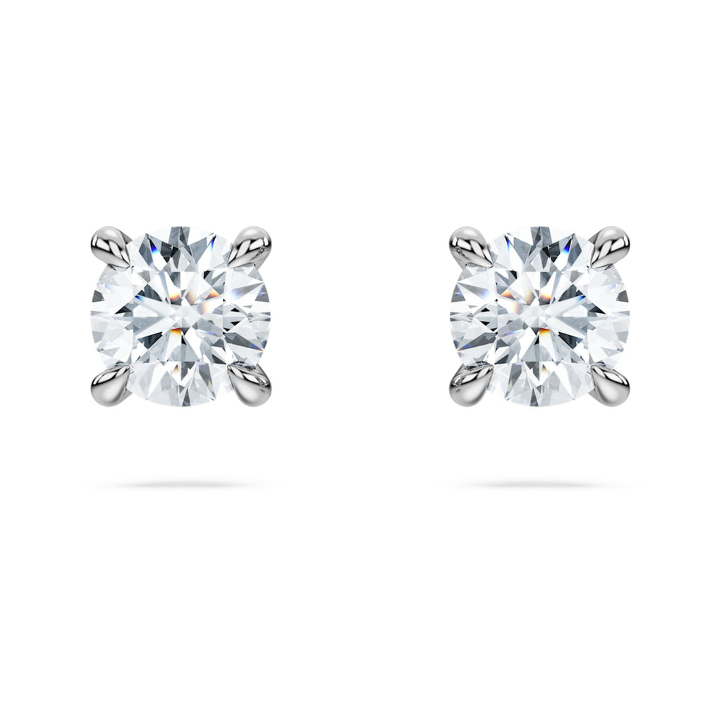 Swarovski Eternity stud earrings Lab-grown diamonds 0.52 ct tw, Round shape, Sterling silver