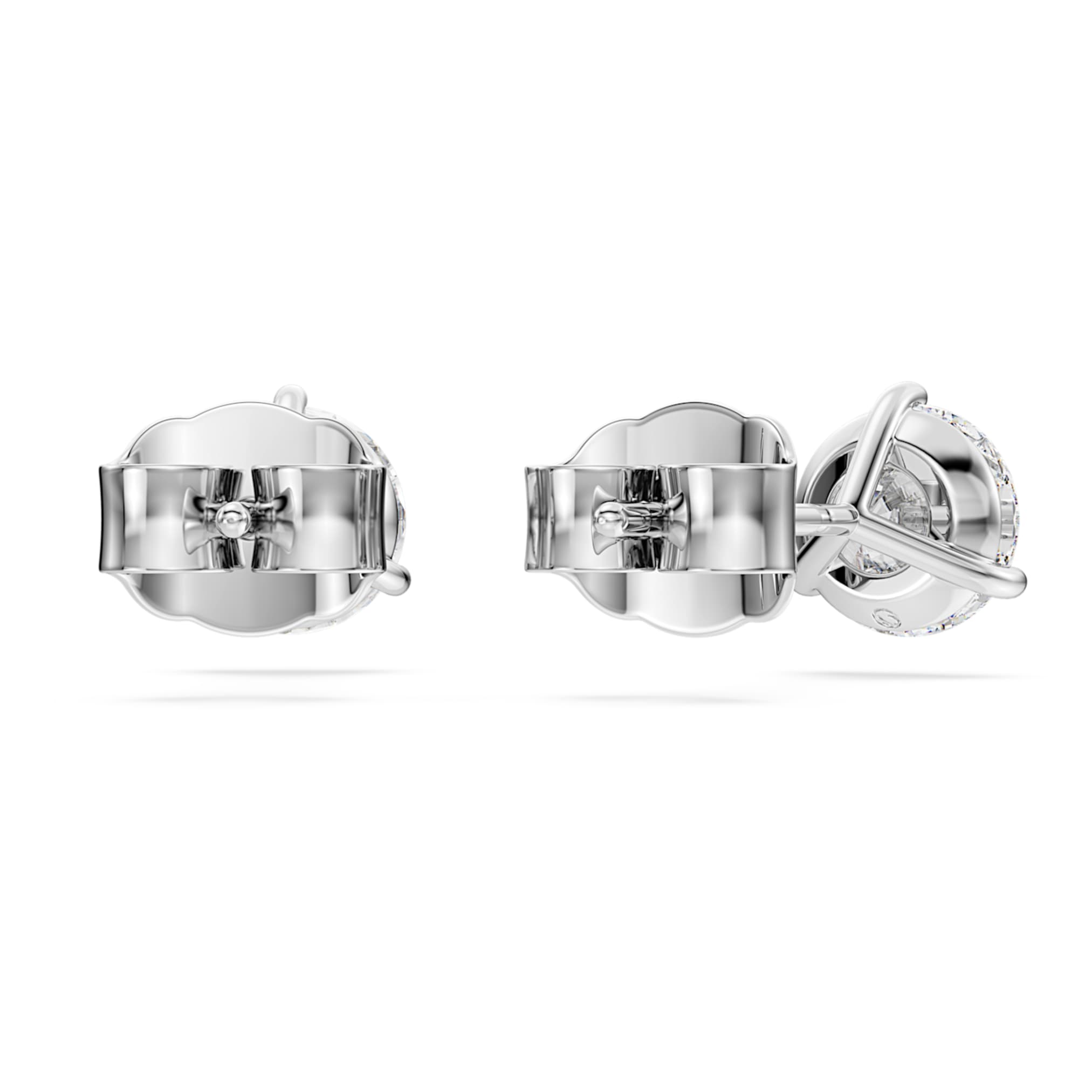 Swarovski Eternity stud earrings Lab-grown diamonds 2.0 ct tw, Round shape, 14K white gold