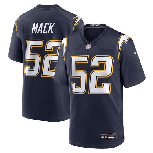 Khalil Mack Los Angeles Chargers Nike Navy Alternate Super Chargers Game Player Jersey