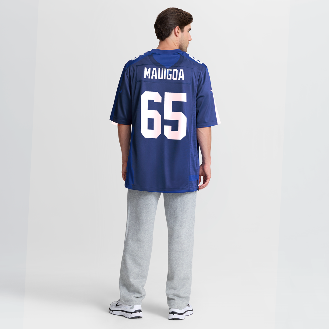 Francis Mauigoa New York Giants Nike Royal Team Game Jersey