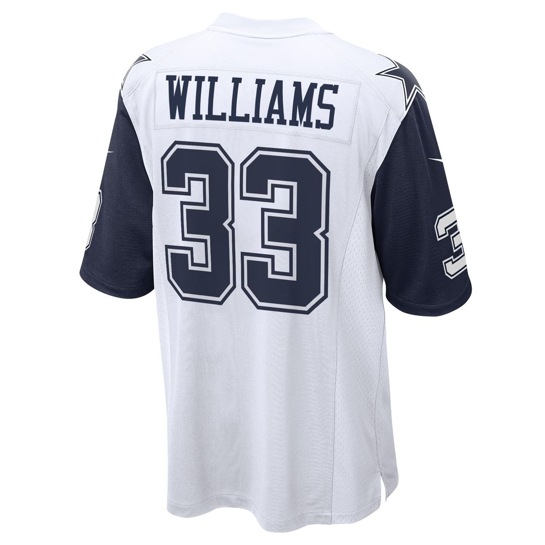 Javonte Williams Dallas Cowboys Nike White Alternate Game Jersey