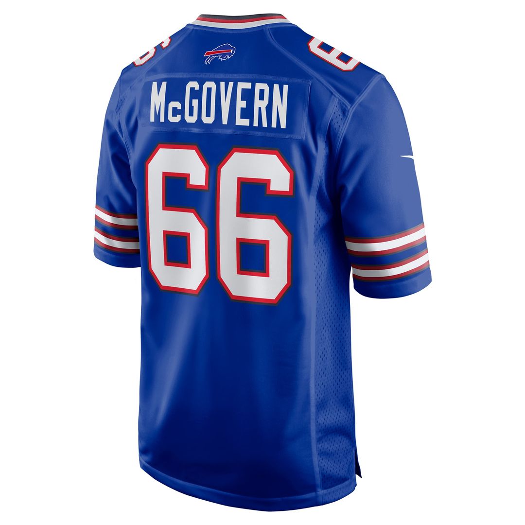 Connor McGovern Buffalo Bills Nike Royal Game Player Jersey