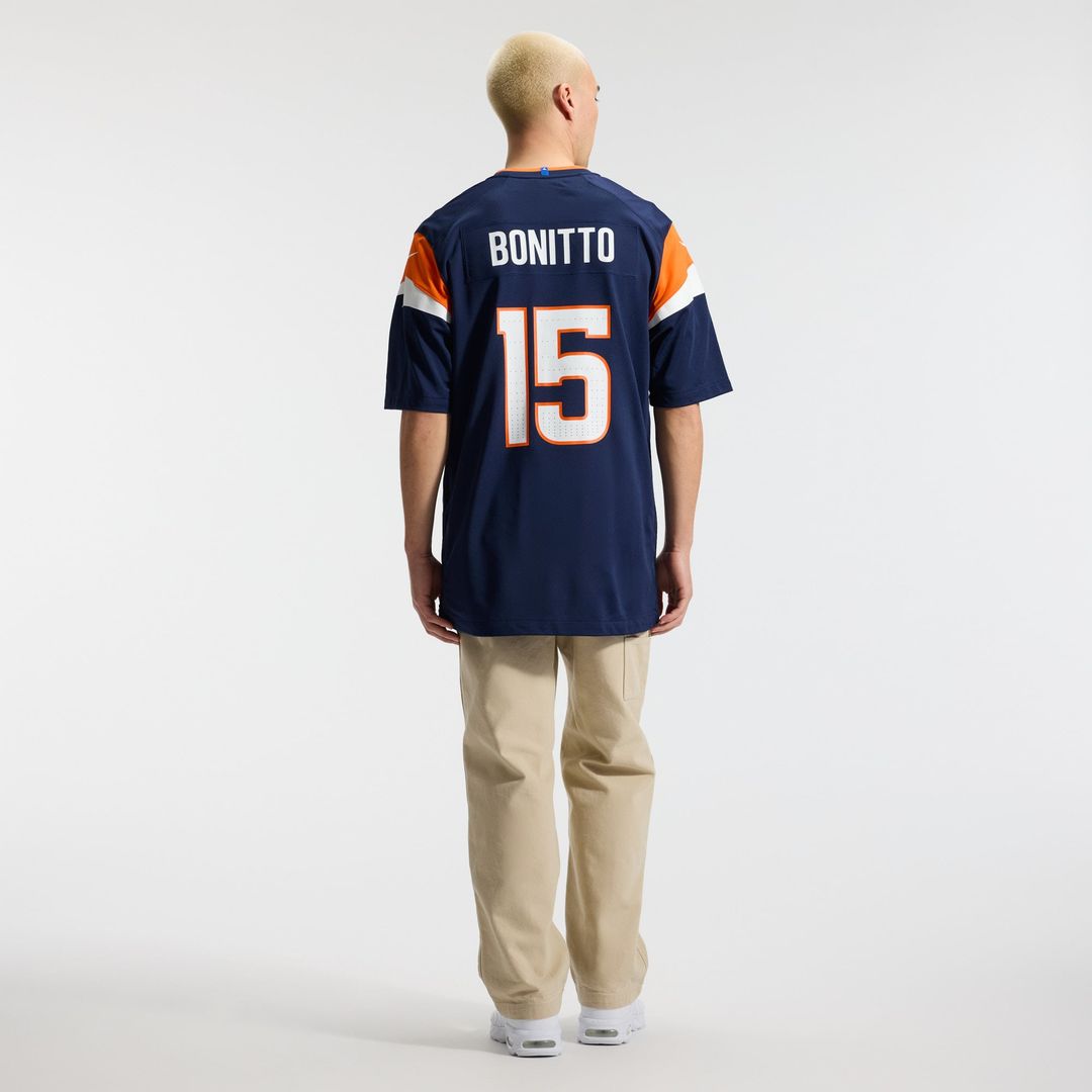 Nik Bonitto Denver Broncos Nike Navy Alternate Game Jersey