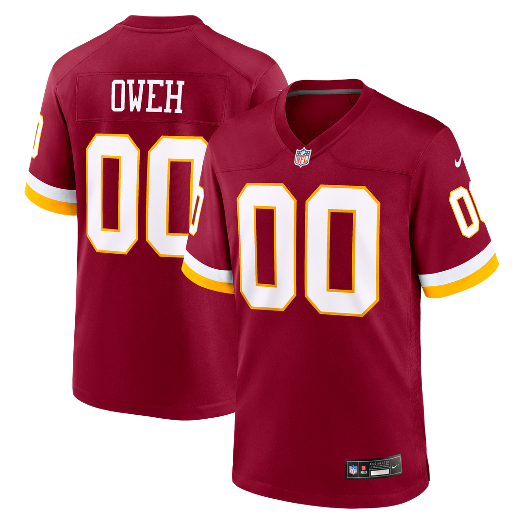 Odafe Oweh Washington Commanders Nike Burgundy Game Jersey