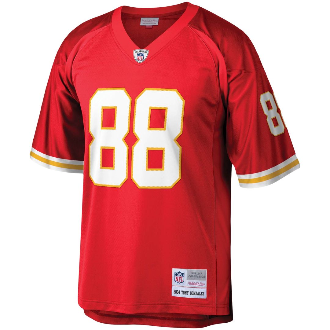 Tony Gonzalez Kansas City Chiefs Mitchell & Ness Red Legacy Replica Jersey