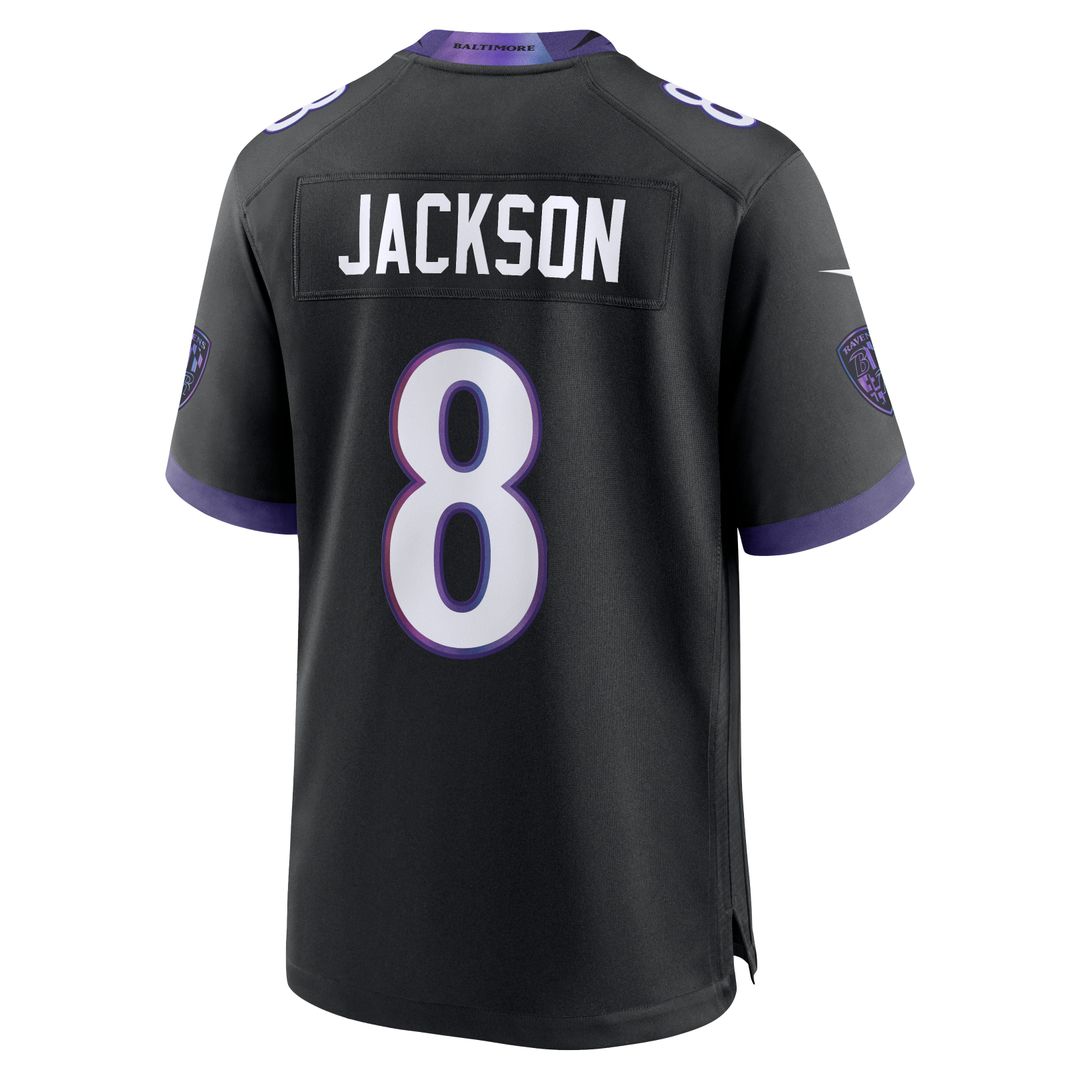 Lamar Jackson Baltimore Ravens Nike White Game Jersey