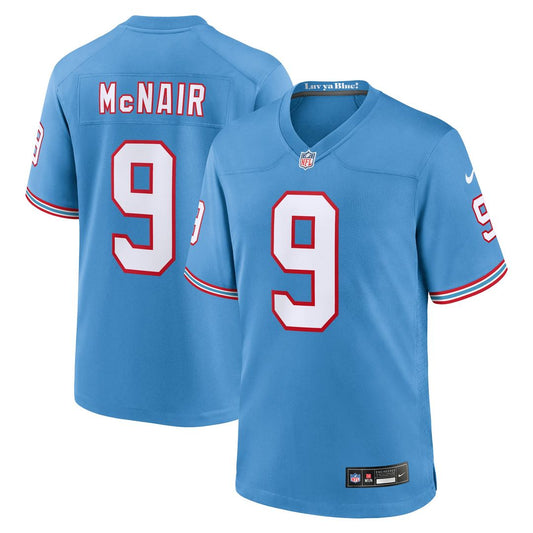 Steve McNair Tennessee Titans Nike Light Blue Retired Player Alternate Game Jersey