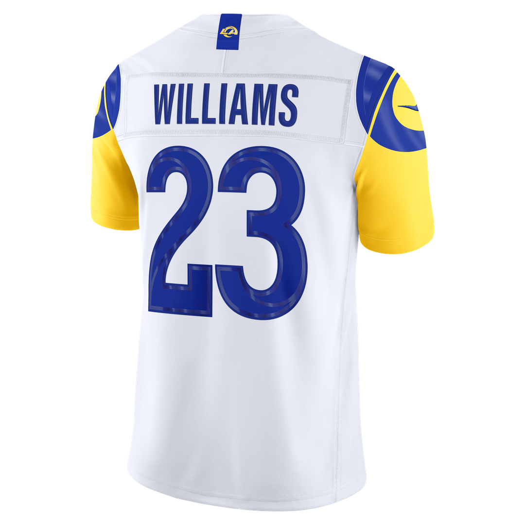 Kyren Williams Los Angeles Rams Nike White Vapor F.U.S.E. Stitched Limited Jersey