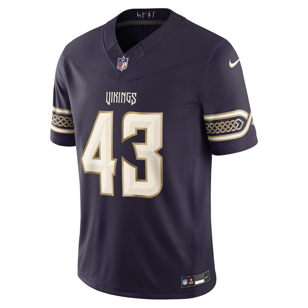 Andrew Van Ginkel Minnesota Vikings Nike Purple 2026 Rivalries Collection Stitched Limited Jersey