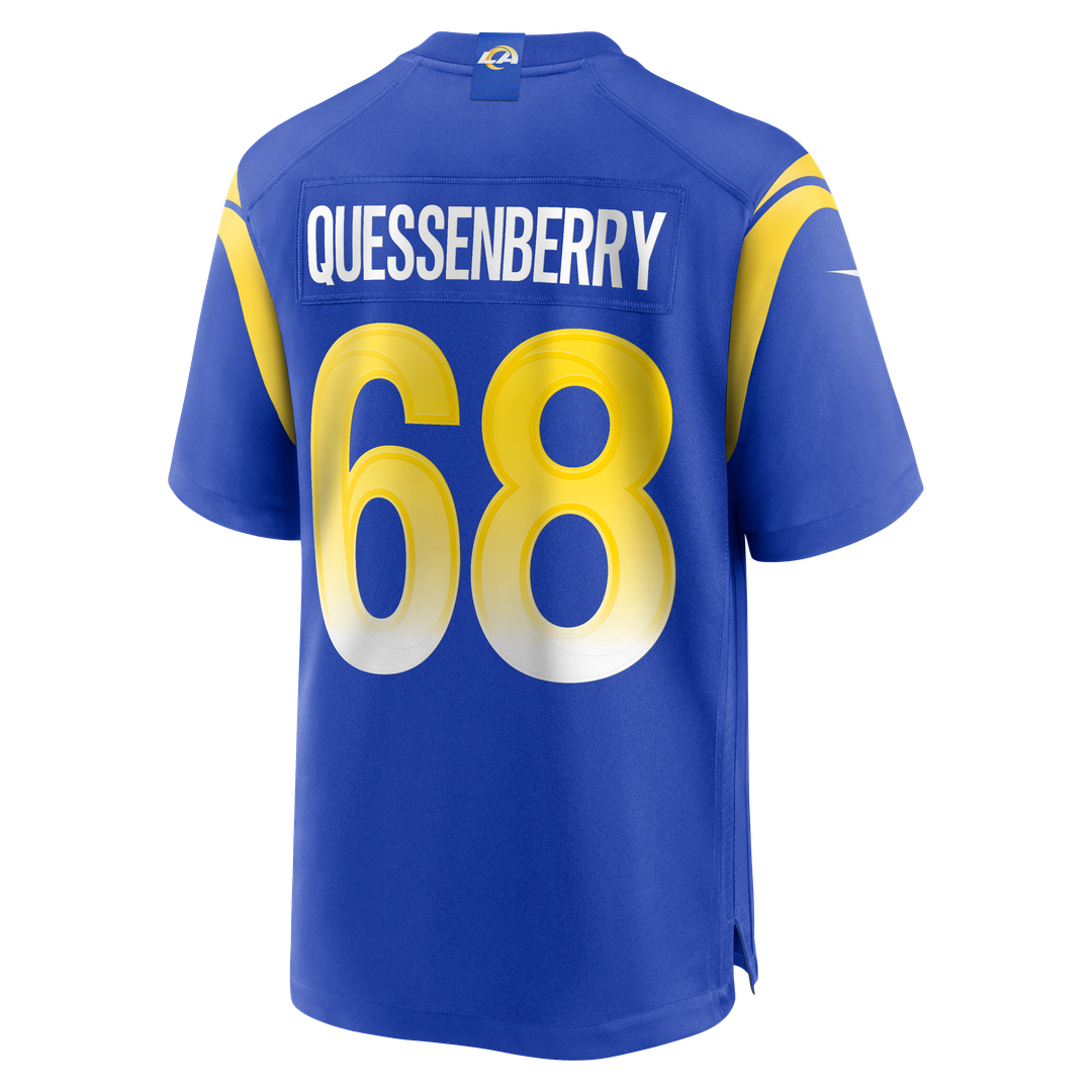 David Quessenberry Los Angeles Rams Nike Royal Team Game Jersey