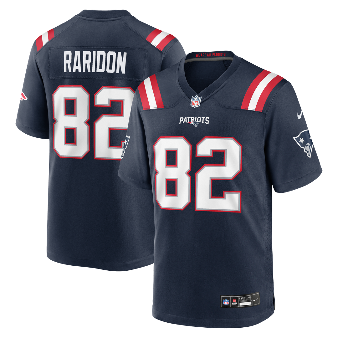 Eli Raridon New England Patriots Nike Navy Team Game Jersey