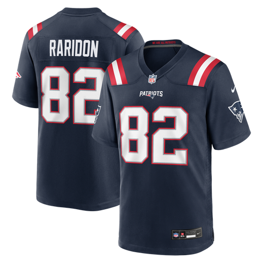 Eli Raridon New England Patriots Nike Navy Team Game Jersey