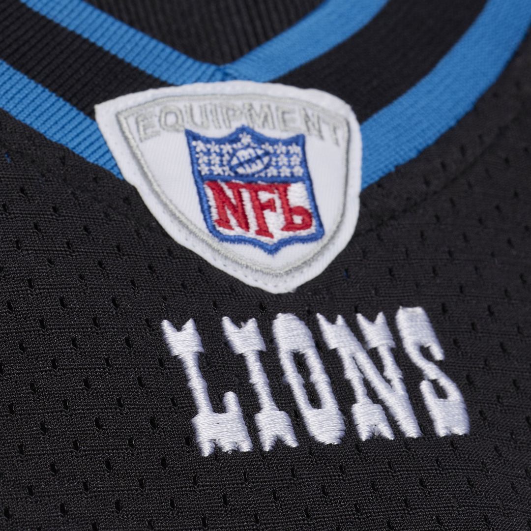 Calvin Johnson Detroit Lions Mitchell & Ness Black 2007 Authentic Throwback Jersey