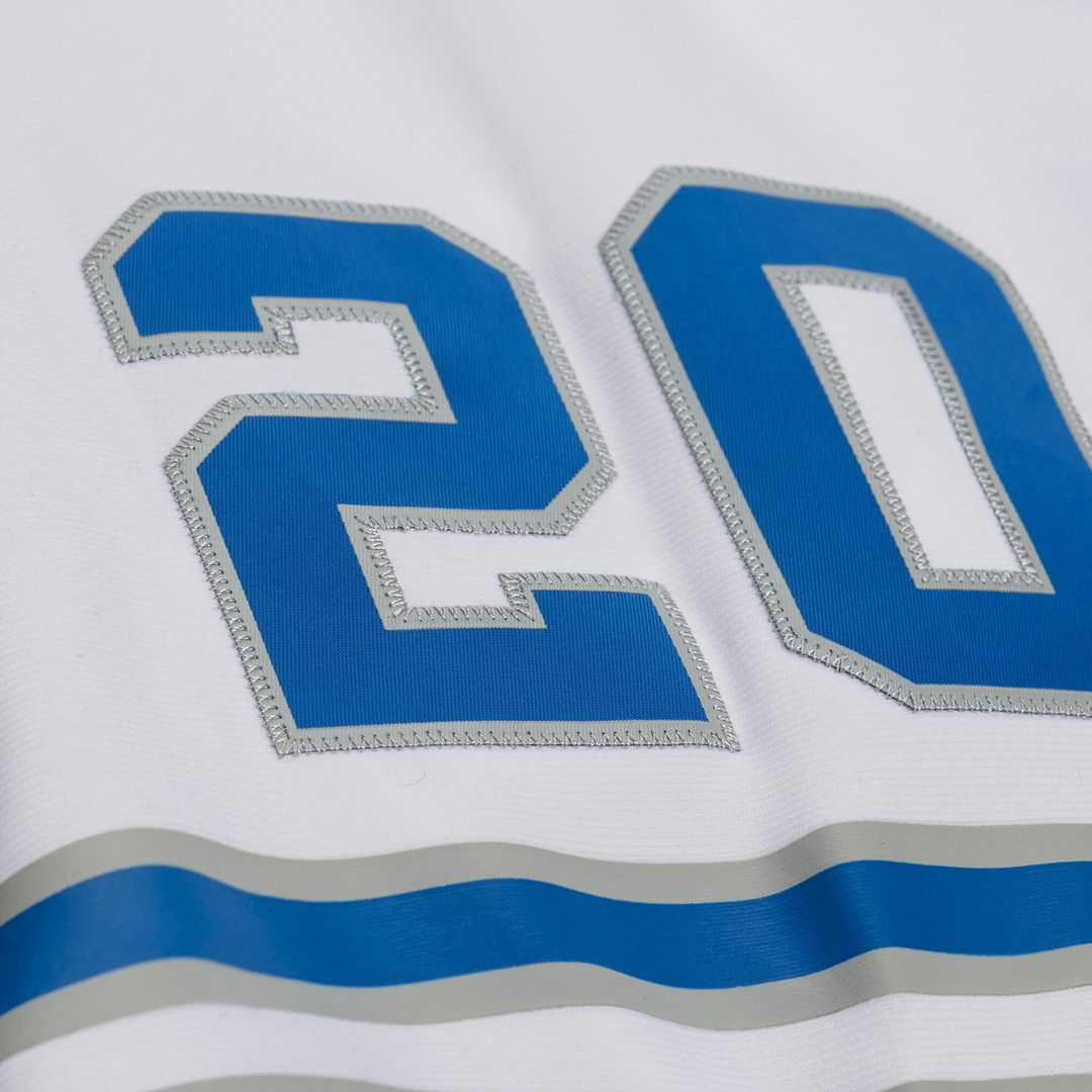 Barry Sanders Detroit Lions Mitchell & Ness White 1989 Legacy Replica Player Jersey