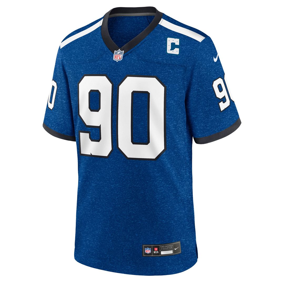 Grover Stewart Indianapolis Colts Nike Blue Alternate Game Jersey