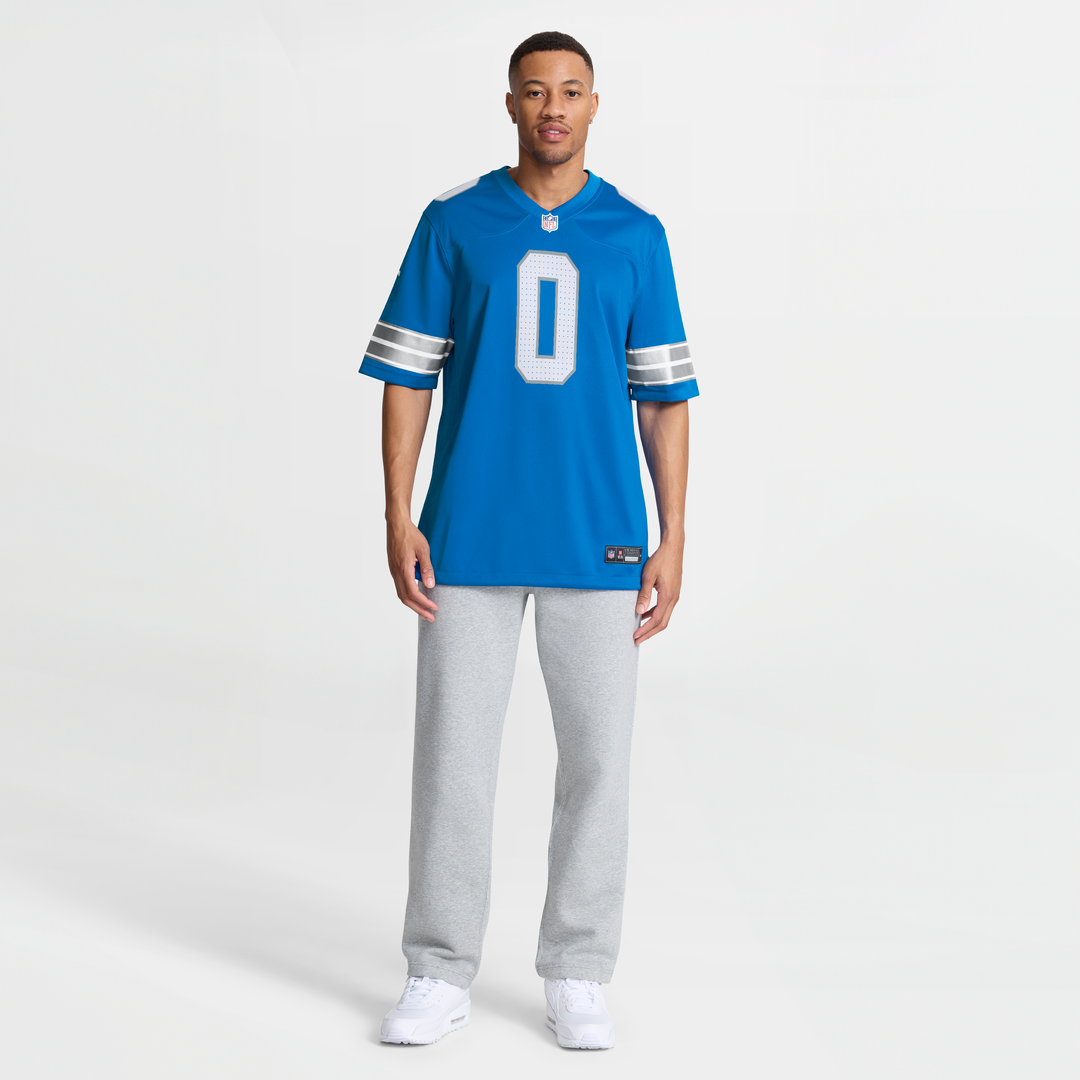 Jahmyr Gibbs Detroit Lions Nike White Game Player Jersey