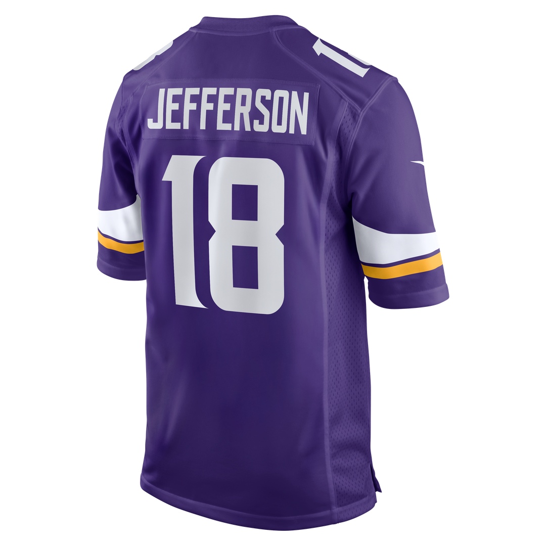 Justin Jefferson Minnesota Vikings Nike Purple Game Jersey