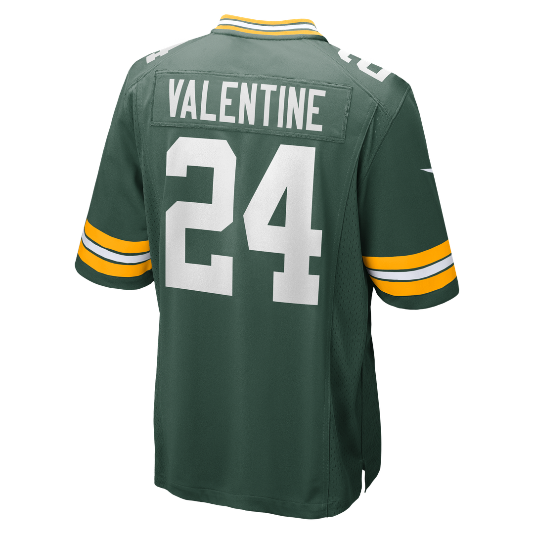 Carrington Valentine Green Bay Packers Nike Green Game Jersey