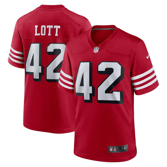 Ronnie Lott San Francisco 49ers Nike Scarlet Retired Player Alternate Game Jersey