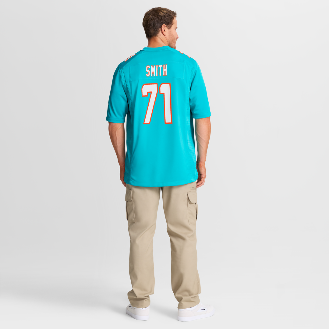 Kion Smith Miami Dolphins Nike Aqua Game Jersey