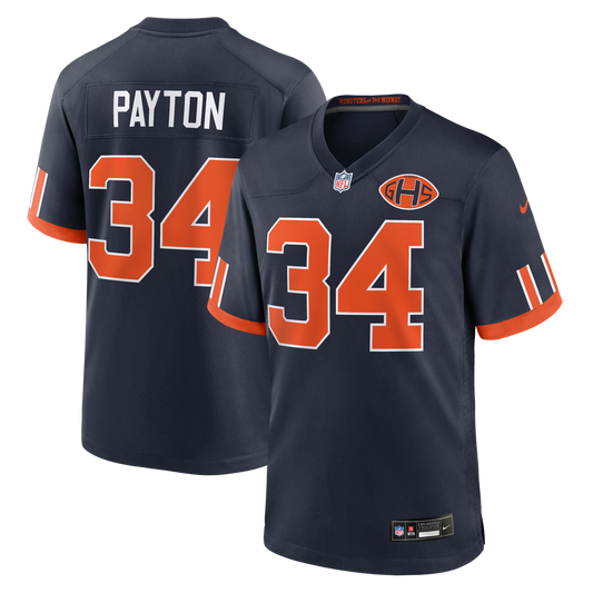 Walter Payton Chicago Bears Nike Navy 2026 Rivalries Collection Game Jersey