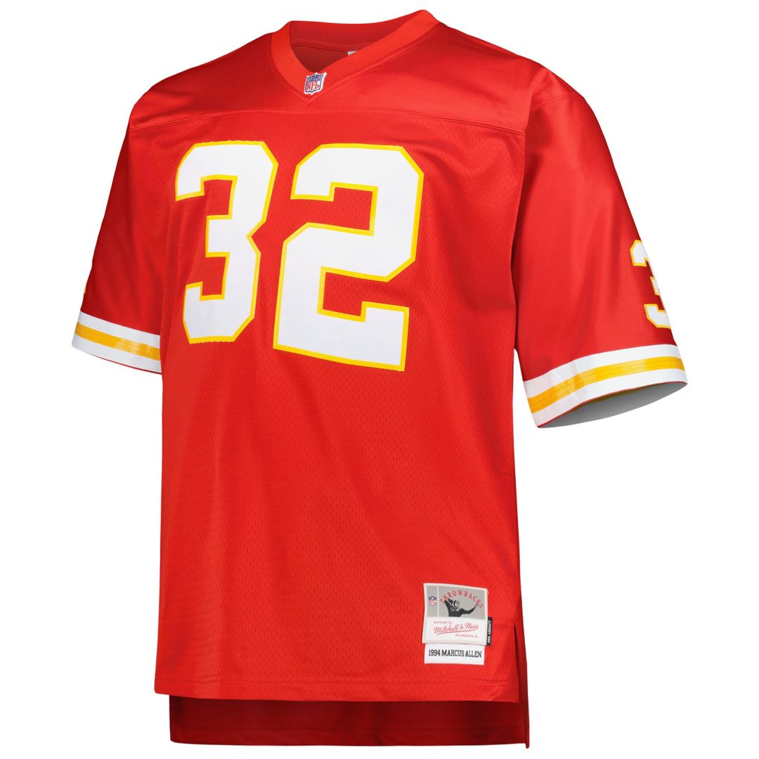 Marcus Allen Kansas City Chiefs Mitchell & Ness Red Big & Tall 1994 Retired Player Replica Jersey