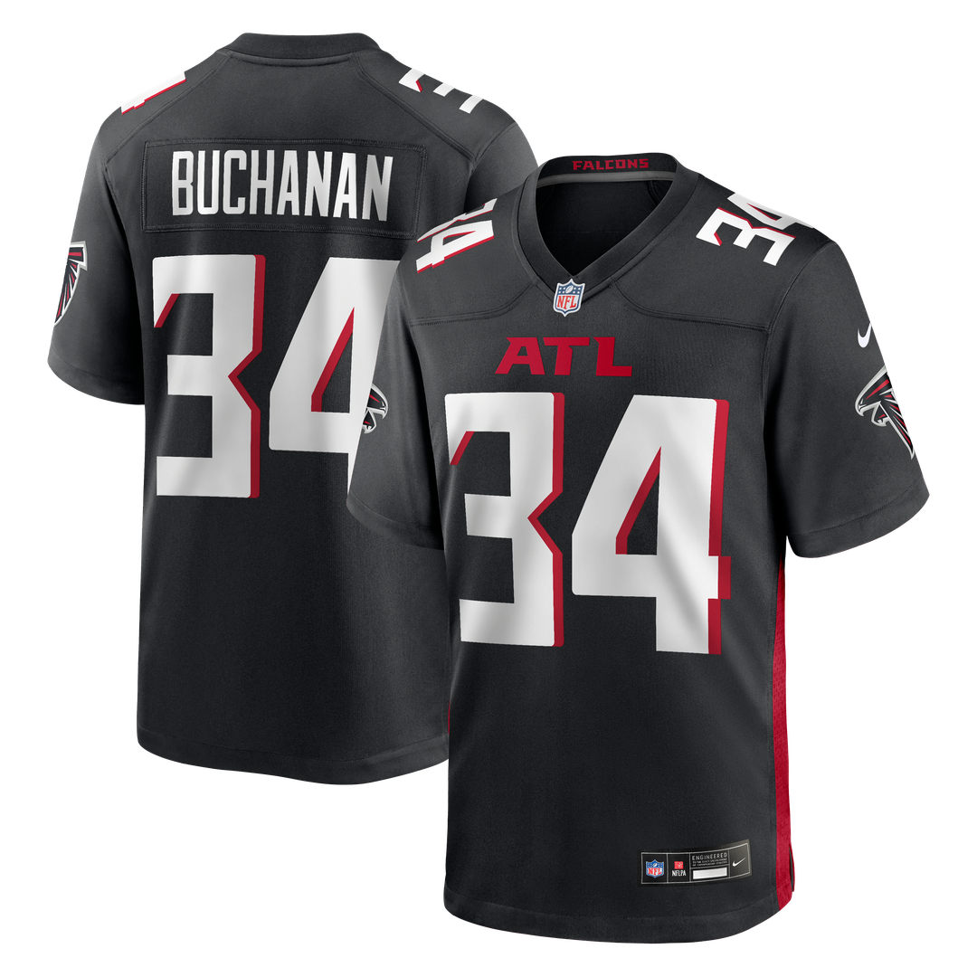 Ray Buchanan Atlanta Falcons Nike Black Game Retired Player Jersey