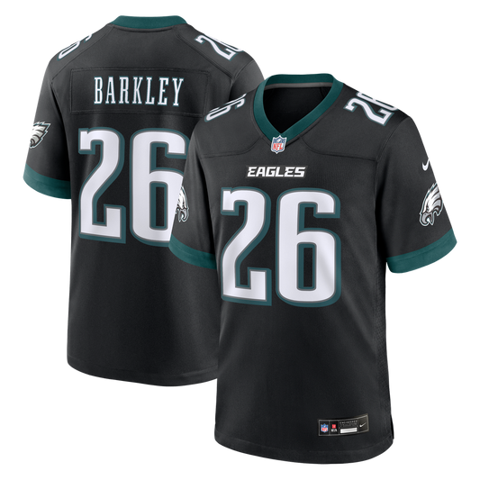 Saquon Barkley Philadelphia Eagles Nike Black Alternate Game Jersey