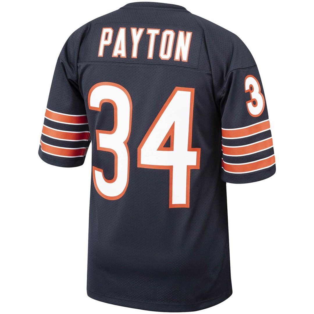 Walter Payton Chicago Bears 1985 Mitchell & Ness Navy Authentic Throwback Retired Player Jersey