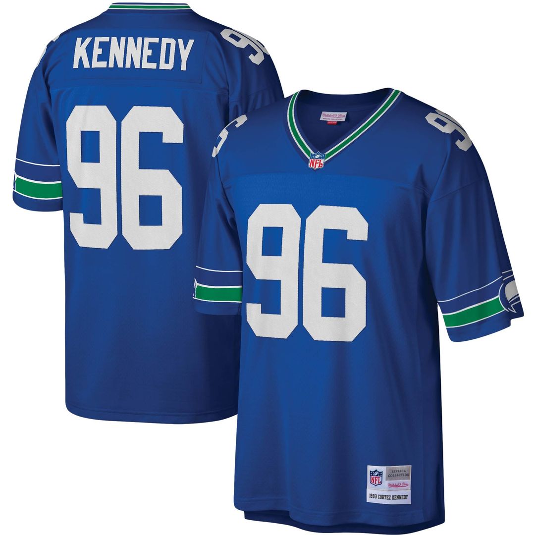 Cortez Kennedy Seattle Seahawks Mitchell & Ness Royal Legacy Replica Jersey