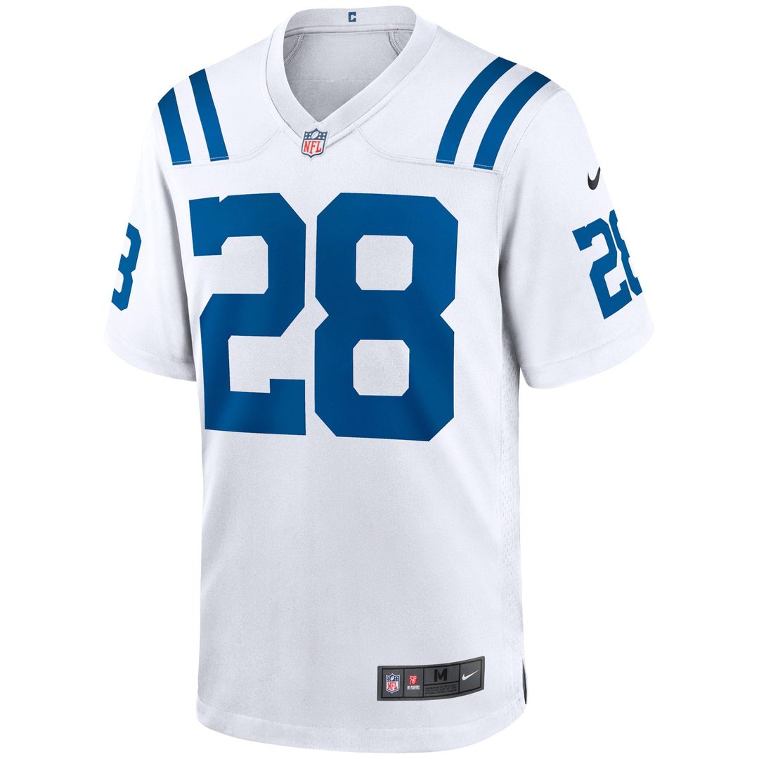 Jonathan Taylor Indianapolis Colts Nike White Game Jersey