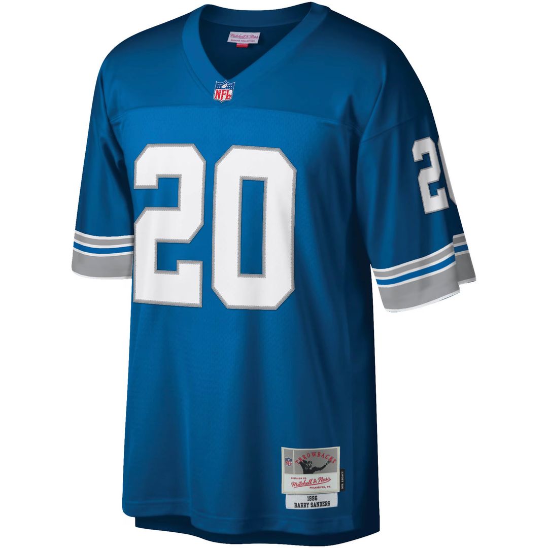 Barry Sanders Detroit Lions Mitchell & Ness Blue Legacy Replica Jersey