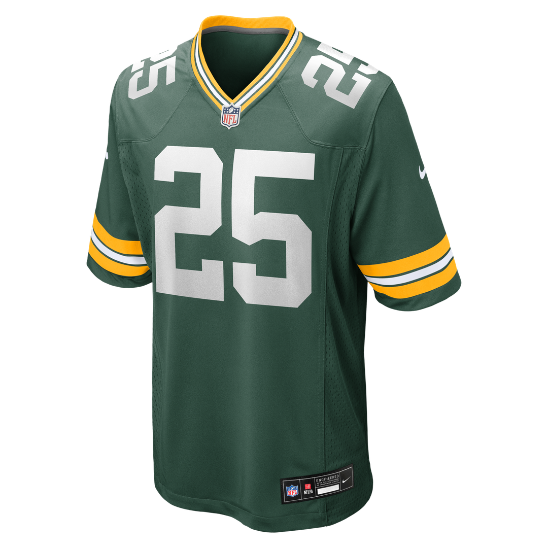 Keisean Nixon Green Bay Packers Nike Green Game Player Jersey