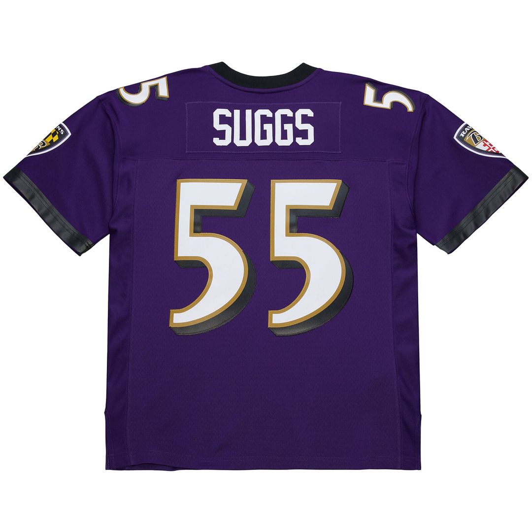 Terrell Suggs Baltimore Ravens Mitchell & Ness Purple 2003 Legacy Replica Jersey