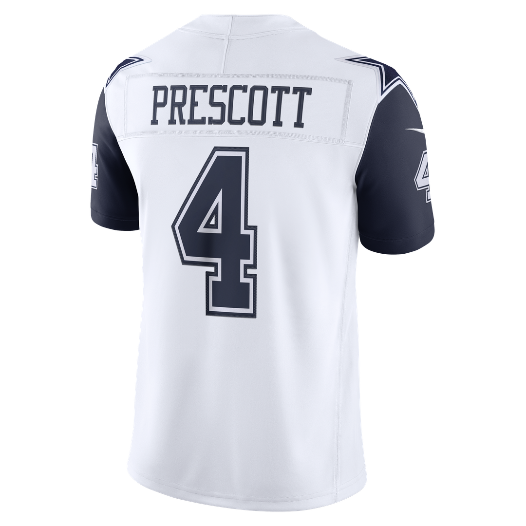 Dak Prescott Dallas Cowboys Nike White Alternate Vapor F.U.S.E. Stitched Limited Jersey