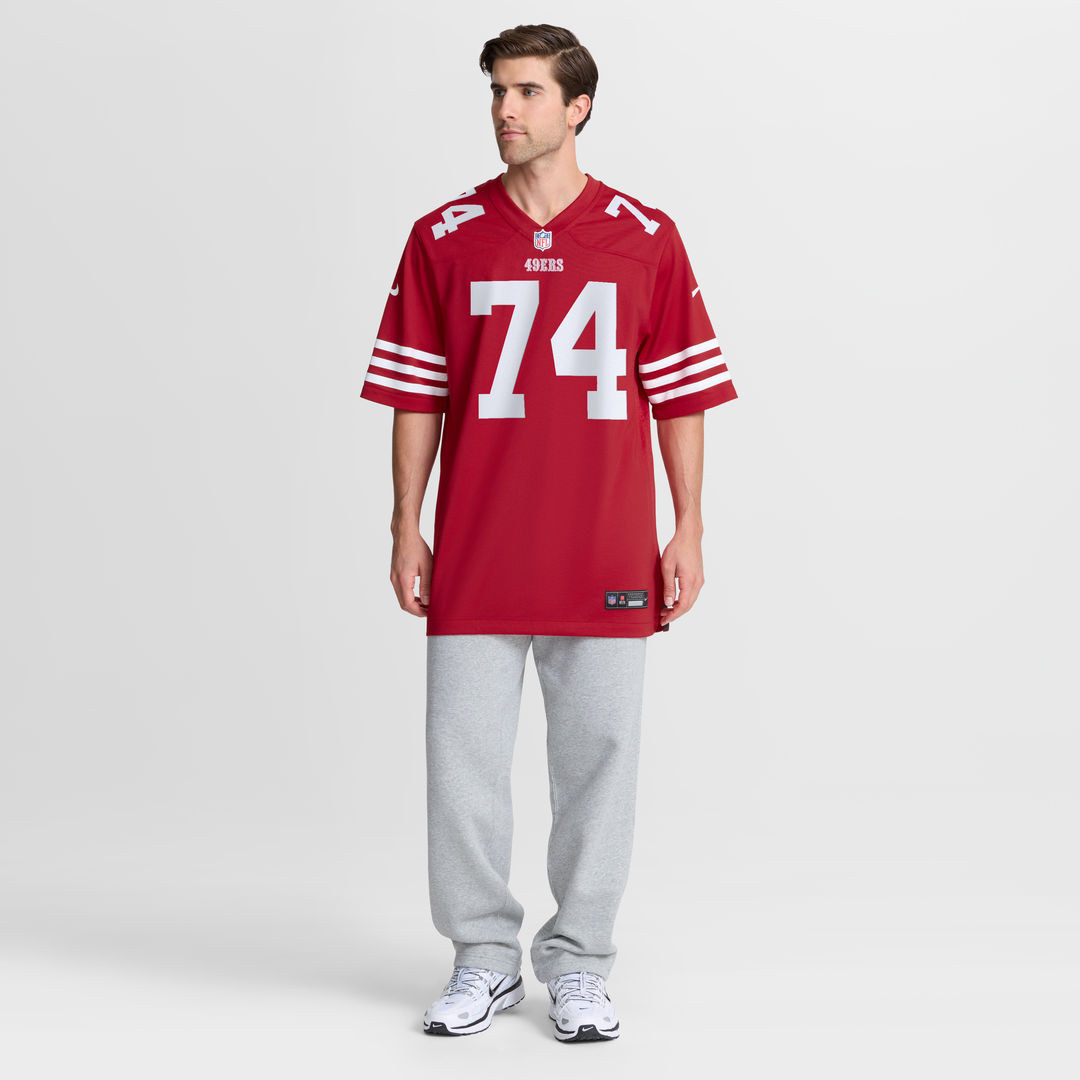 Brett Toth San Francisco 49ers Nike Scarlet Team Game Jersey