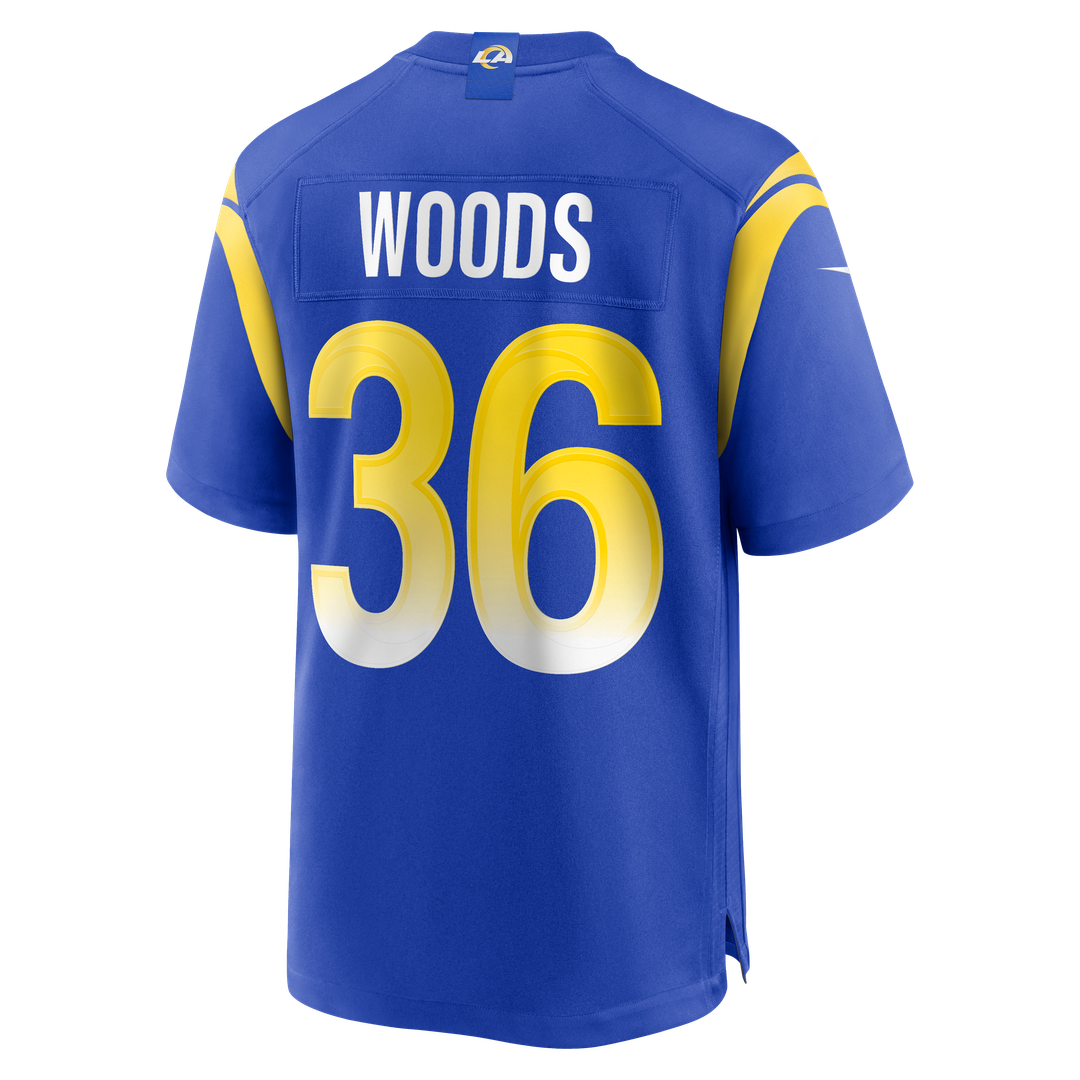 Charles Woods Los Angeles Rams Nike Royal Game Jersey