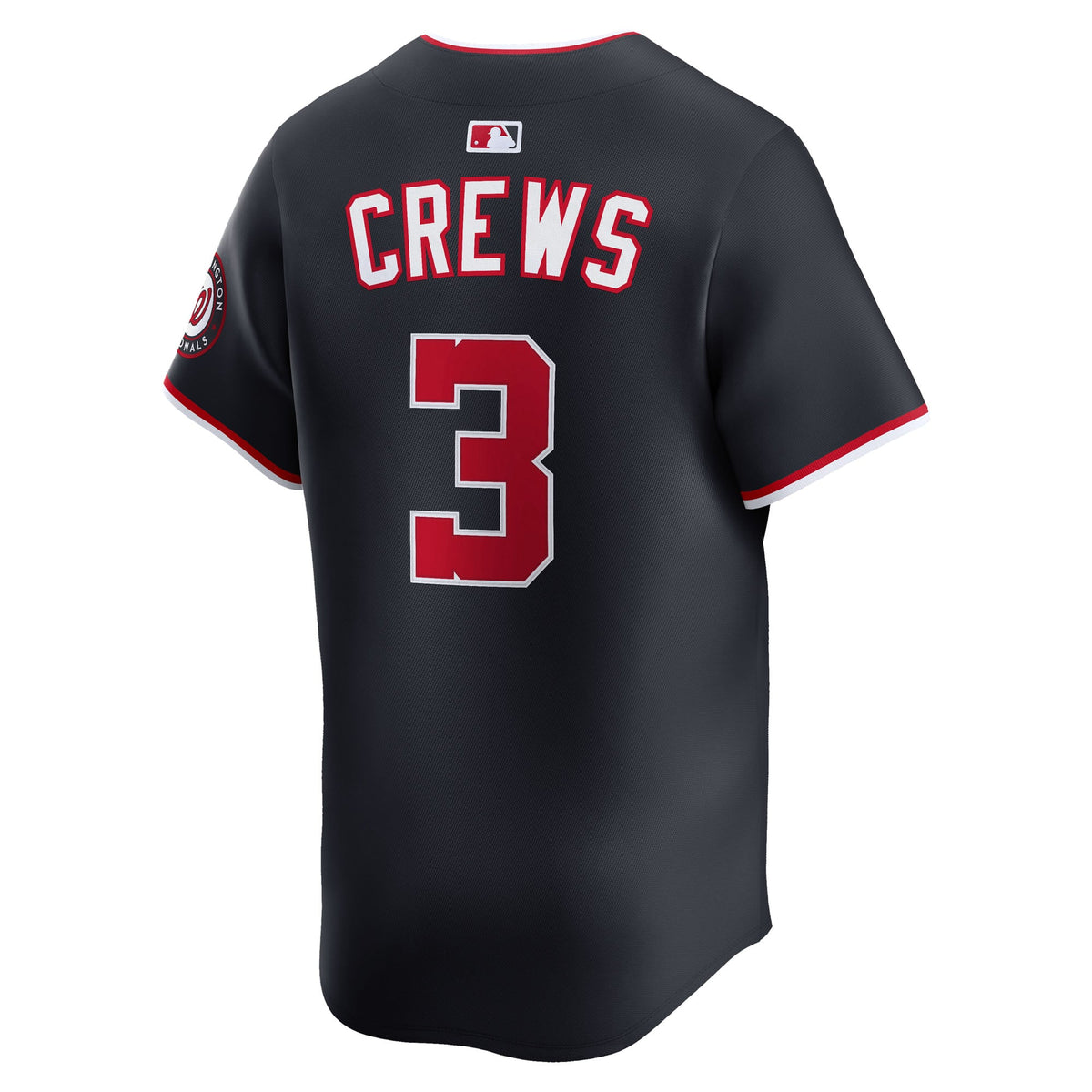 Washington Nationals Dylan Crews Nike White Home Limited Player Jersey