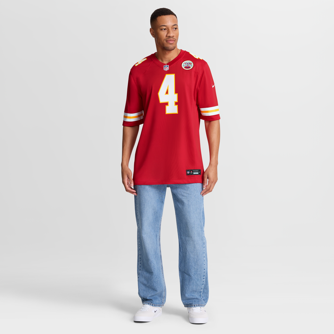 Rashee Rice Kansas City Chiefs Nike Red Game Jersey