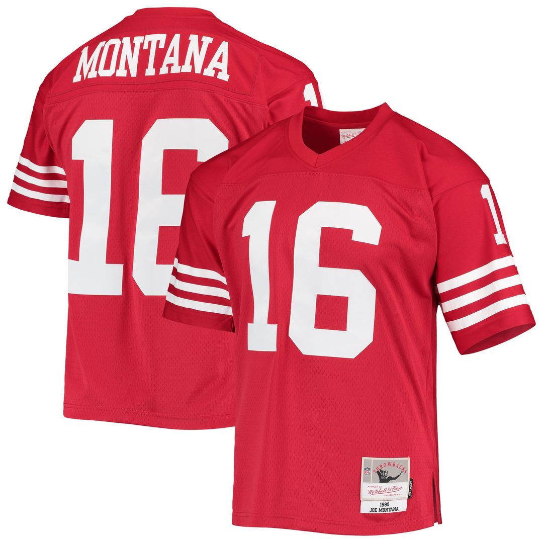 Joe Montana San Francisco 49ers Mitchell & Ness White 1990 Legacy Replica Jersey