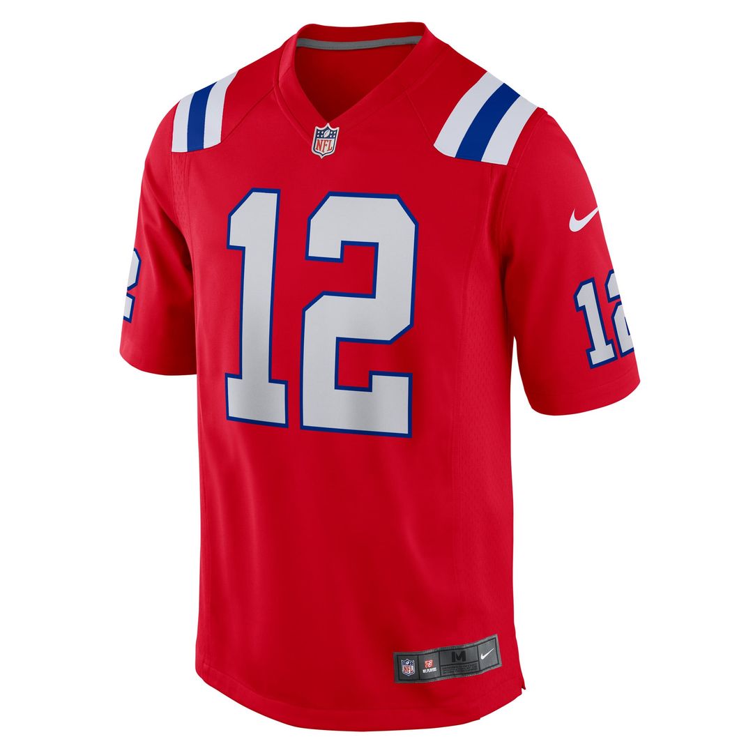 Tom Brady New England Patriots Nike White Retired Game Jersey