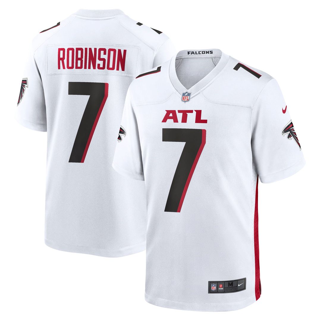 Bijan Robinson Atlanta Falcons Nike Black Game Jersey