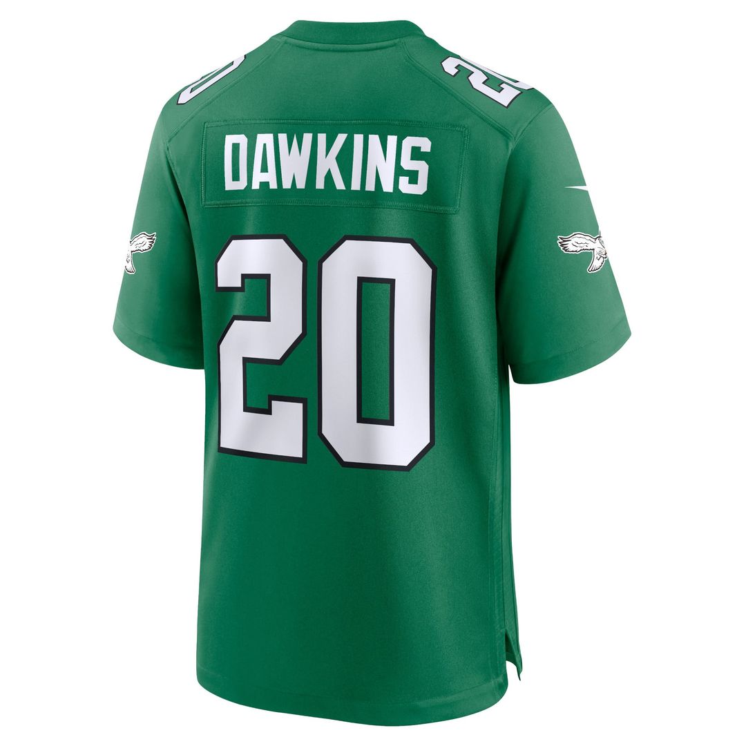 Brian Dawkins Philadelphia Eagles Nike Kelly Green Alternate Retired Player Game Jersey