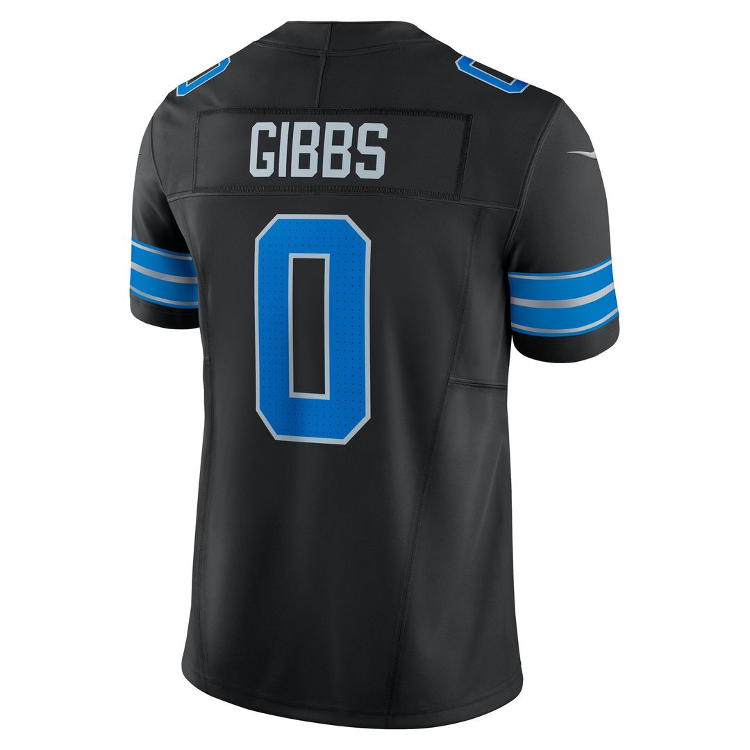 Jahmyr Gibbs Detroit Lions Nike White Vapor F.U.S.E. Limited Jersey