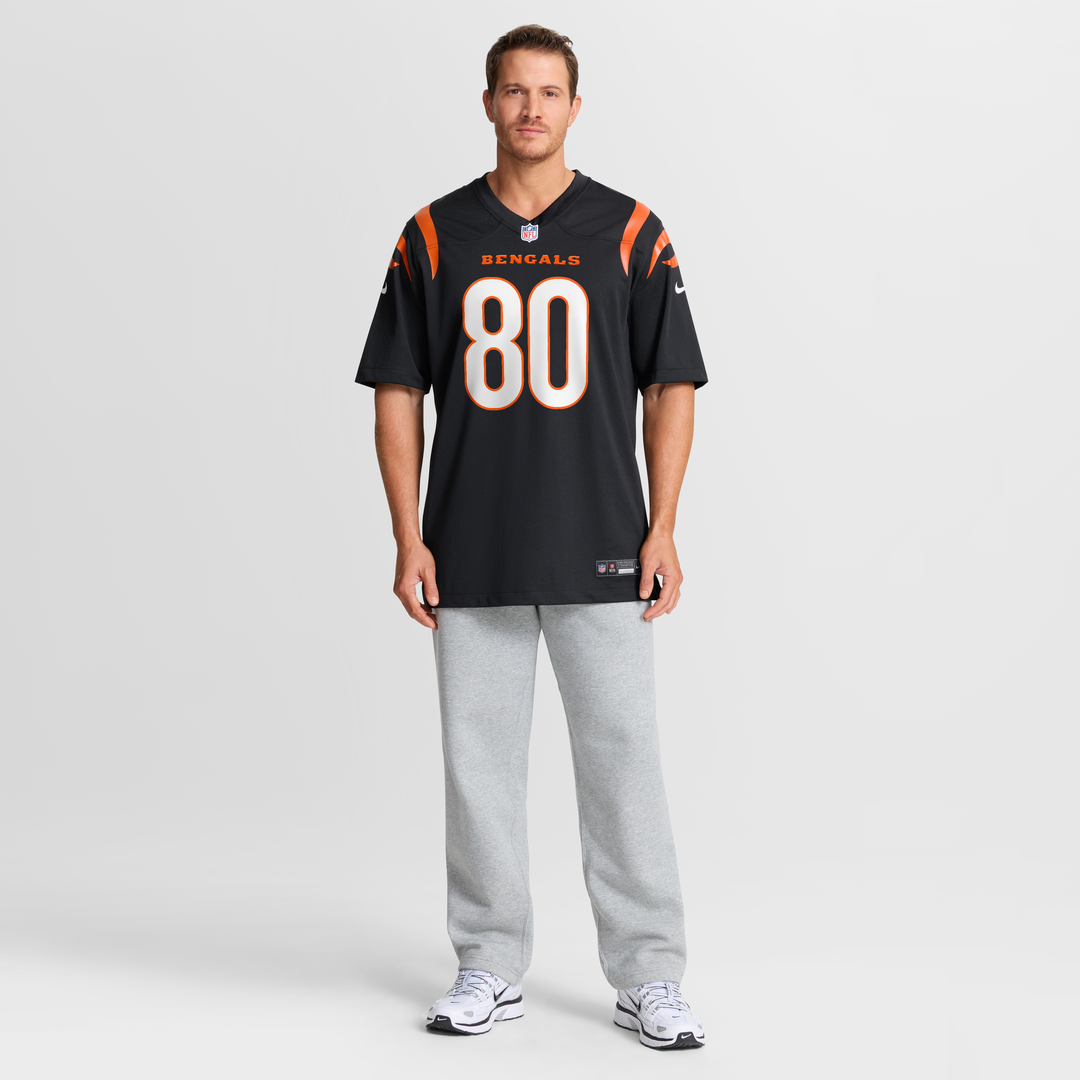 Andrei Iosivas Cincinnati Bengals Nike Black Team Game Jersey