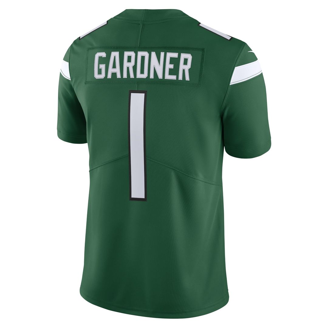 Ahmad Sauce Gardner New York Jets Nike Green Vapor Limited Jersey