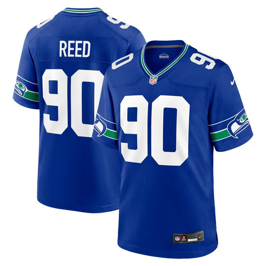 Jarran Reed Seattle Seahawks Nike Royal Alternate Game Jersey