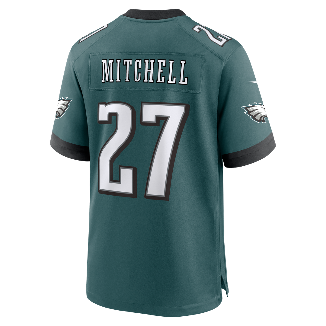 Quinyon Mitchell Philadelphia Eagles Nike Midnight Green Team Game Jersey