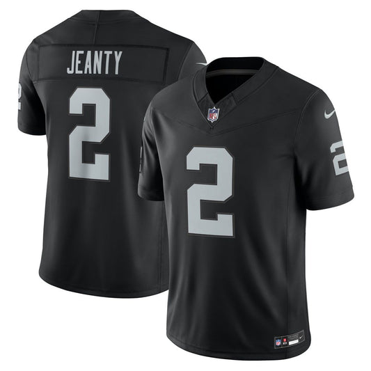 Ashton Jeanty Las Vegas Raiders Nike Black Team Vapor F.U.S.E. Stitched Limited Jersey